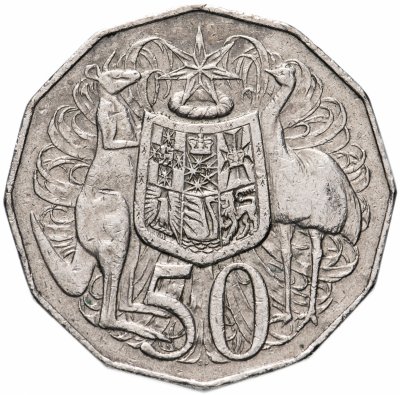 купить Австралия 50 центов (cents) 1983