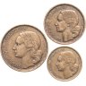 Купить Франция набор из 3 монет 10, 20 и 50 франков 1950-1953