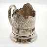 Купить Подстаканник "Советский космос", мНЦ (медь-никель-цинк), Кольчугинский завод цветных металлов, СССР, 1970-1980 гг.