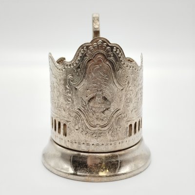 купить Подстаканник "Советский космос", мНЦ (медь-никель-цинк), Кольчугинский завод цветных металлов, СССР, 1970-1980 гг.
