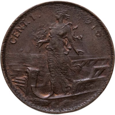 купить Италия 1 чентезимо (centesimo) 1916