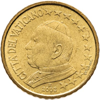 купить Ватикан 50 центов (cents) 2003 "Портрет Папы Иоана Павла II"