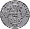 Купить Сейшелы 5 рупий (rupees) 2005 "Смерть Иоанна Павла II"