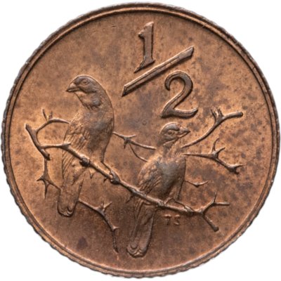 купить ЮАР 1/2 цента (cent) 1970