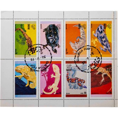 купить Оман Дофар квартблок "Рептилии"