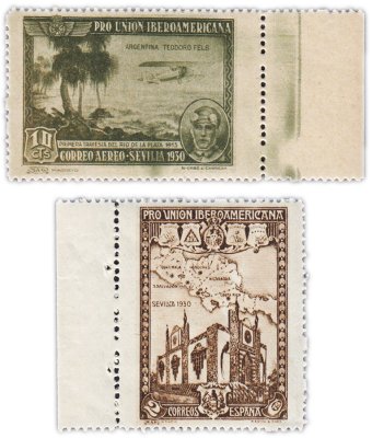 купить Испания набор из 2 марок 1930
