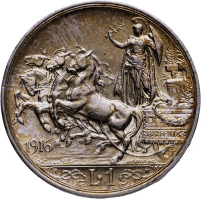 купить Италия 1 лира (lira) 1916