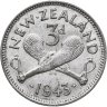 Купить Новая Зеландия 3 пенса (pence) 1943