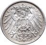 Купить Германия 1 марка 1914 Знак монетного двора: "D" - Мюнхен в слабе Монетник. ру UNC det.