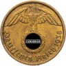Купить Германия, Третий рейх 10 рейхспфеннигов 1938 "J"