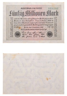 купить Германия 50000000 марок 1923