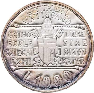 купить Ватикан 1000 лир (lire) 1993