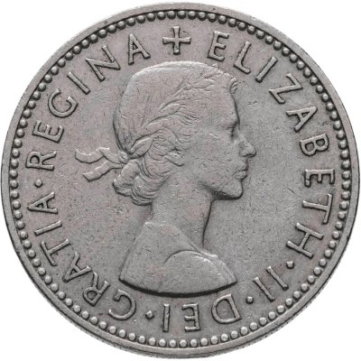купить Великобритания 1 шиллинг (shilling) 1956 Шотландский герб - атакующий лев внутри коронованного щита
