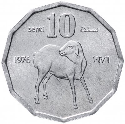 купить Сомали 10 центов (cents) 1976