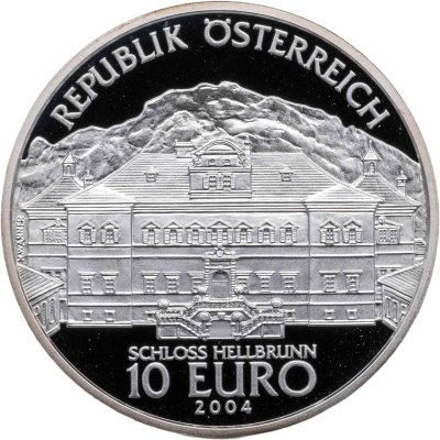 купить Австрия 10 евро (euro) 2004 Замок Хельбрунн