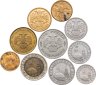 Купить Набор из 10 монет 10, 50 копеек, 1, 5, 10, 50 и 100 рублей 1991, 1992, 1993  Молодая Россия