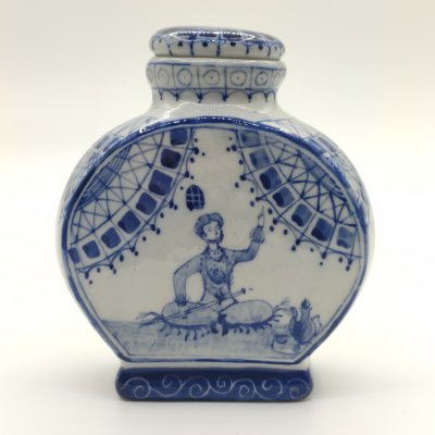 купить Чайница с изображением танцовщицы, фарфор, роспись, Азия, 1970-1990 гг.