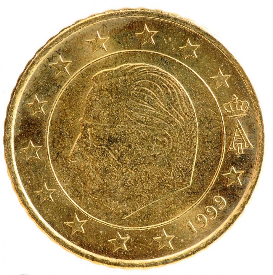 купить Бельгия 50 евро центов 1999