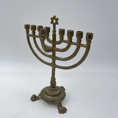 купить Ханукия (менора на 9 свечей), латунь, Европа, 1960-1990 гг.