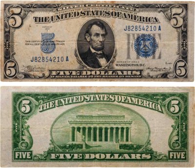 купить США 5 долларов 1934 Series 1934 A