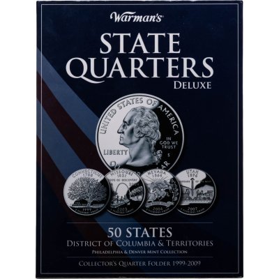 купить США набор из 57 монет 25 центов (1/4 доллара, квотер) 1999-2009 "Штаты и Территории" в альбоме