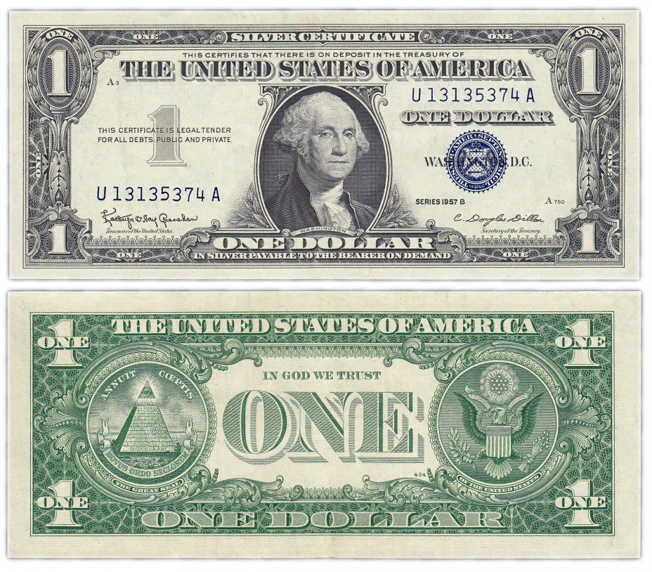 купить США 1 доллар 1957B (Pick 419B)