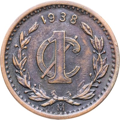 купить Мексика 1 сентаво (centavo) 1938