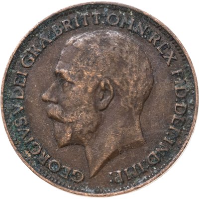 купить Великобритания 1 фартинг (farthing) 1922