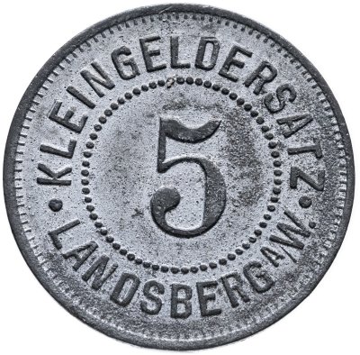 купить Германия "Ландсберг" 5 пфеннигов 1917 нотгельд