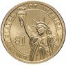 Купить США 1 доллар 2015 D "36-й президент США - Линдон Джонсон"