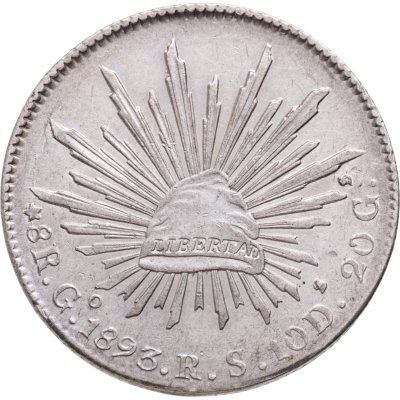 купить Мексика 8 реалов 1893