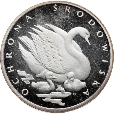 купить Польша 500 злотых (zlotych) 1984 "Охрана окружающей среды - Лебедь"