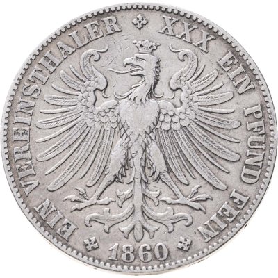 купить Франкфурт 1 талер 1860
