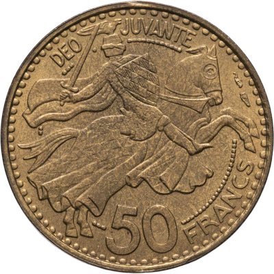 купить Монако 50 франков (francs) 1950