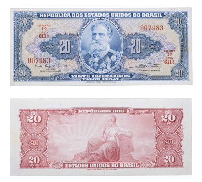 купить Бразилия 20 крузейро 1961-1963 ПРЕСС