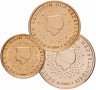 Купить Нидерланды набор монет от 1 до 5 евро центов 2009 (3 штуки)