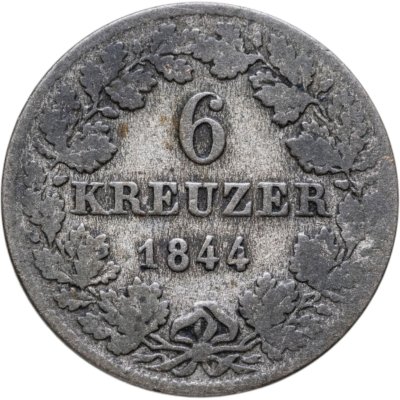 купить Баден 6 крейцеров 1844