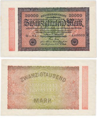 купить Германия 20000 марок 1923