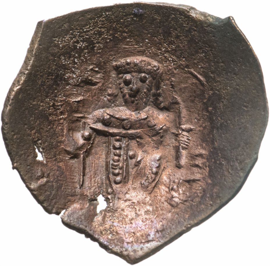 купить Константинополь, латинское подражание Мануилу I Комнину, 1143–1180 гг, аспрон трахи, сцефатная.