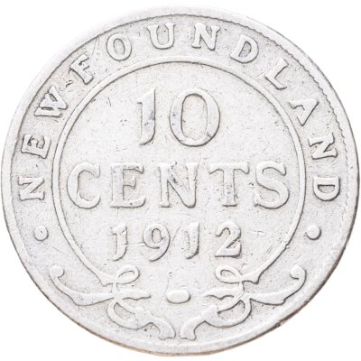 купить Ньюфаундленд 10 центов 1912