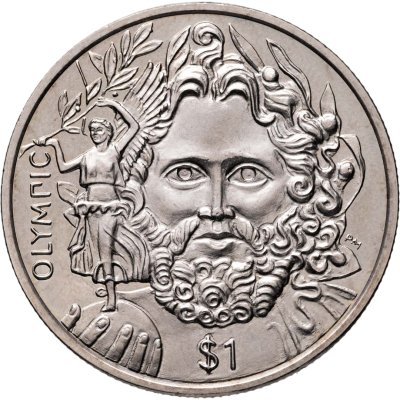 купить Британские Виргинские острова 1 доллар (dollar) 2013 "Олимпийские Игры - Зевс"