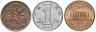 Купить Набор из 3 монет - 1 цент США, 1 цзяо Китая, 1 цент Канады 1953-2020, случайная дата, разные виды