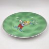 Купить Обеденная детская тарелка "Кот в сапогах", Mitsui decor, фарфор, деколь, золочение, Япония, 1990-2010 гг.
