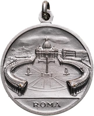 купить Италия памятная медаль "Папа Римский. Главная площадь в Риме"