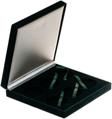 купить Футляр для 6-ти монет кронового размера диаметр ячеек 45 мм