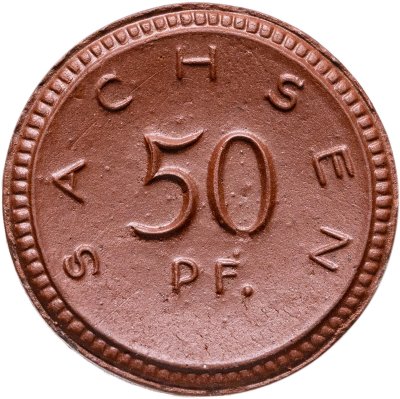 купить Германия, Саксония, нотгельд 50 пфеннигов 1921