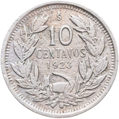 купить Чили 10 сентаво (centavos) 1923
