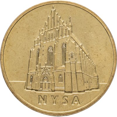 купить Польша 2 злотых 2006 [KM#Y.570] Древние города Польши. Ныса