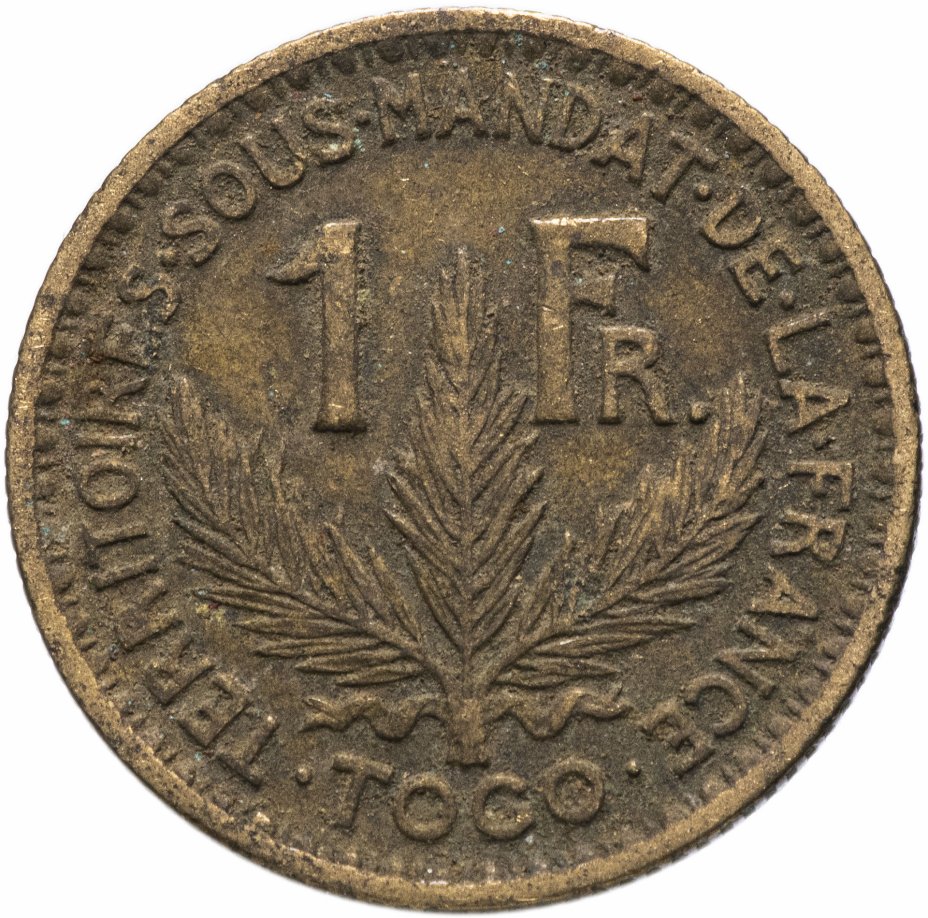 купить Того 1 франк 1925