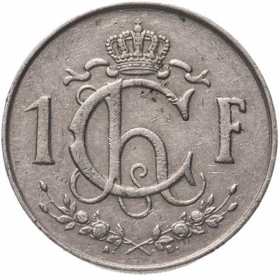 купить Люксембург 1 франк 1952-1964